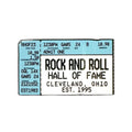 IMÁN DEL TALÓN DE BOLETOS DEL ROCK HALL