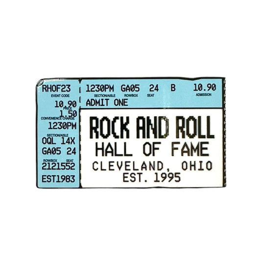 ROCK HALL TICKET STUB MAGNET