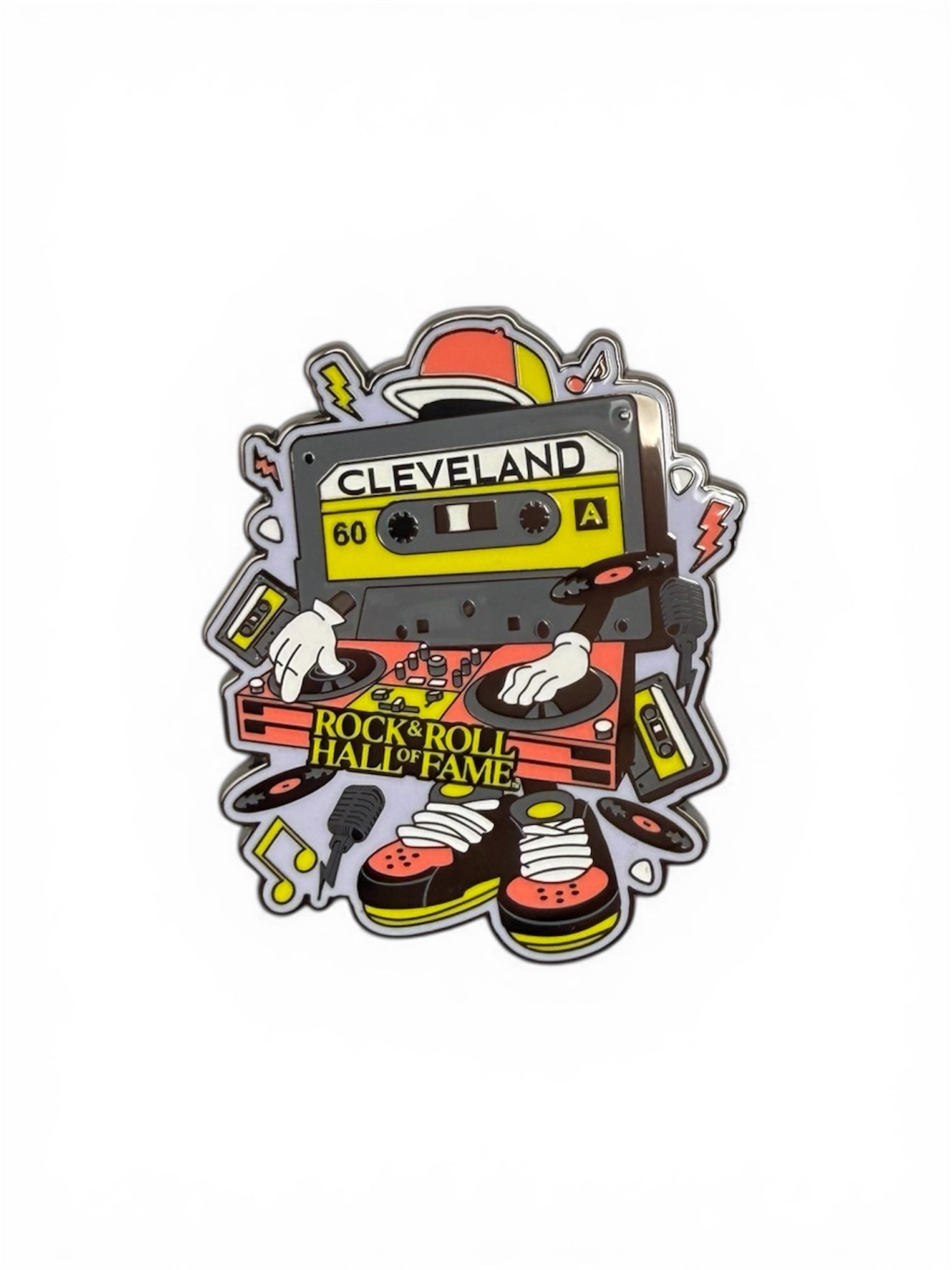 ROCK HALL CASSETTE DJ MAGNET