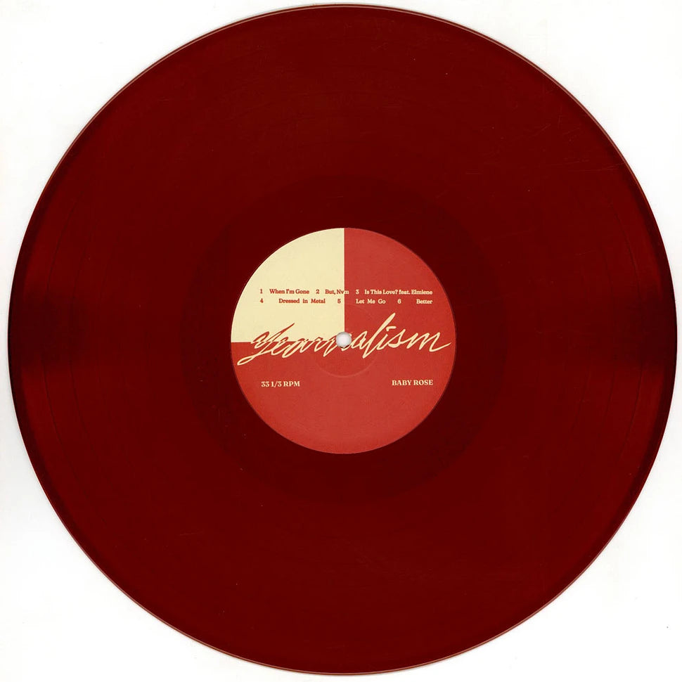 BABY ROSE - YEARNALISM - MAROON COLOR - VINYL LP