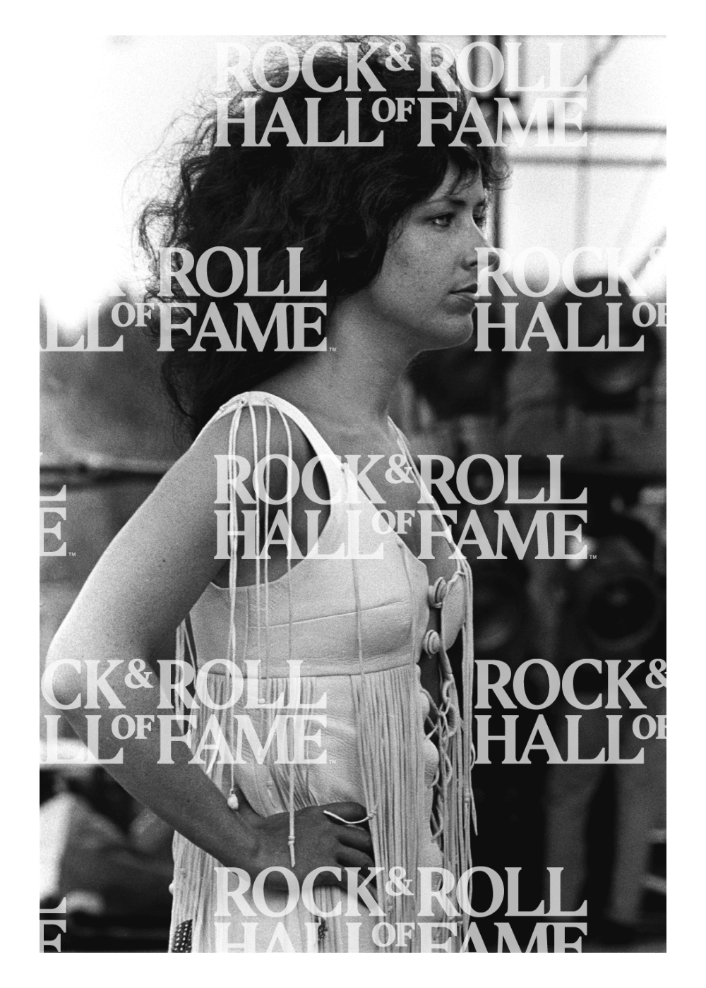 BARON WOLMAN PHOTOGRAPHY - GRACE SLICK POSTCARD