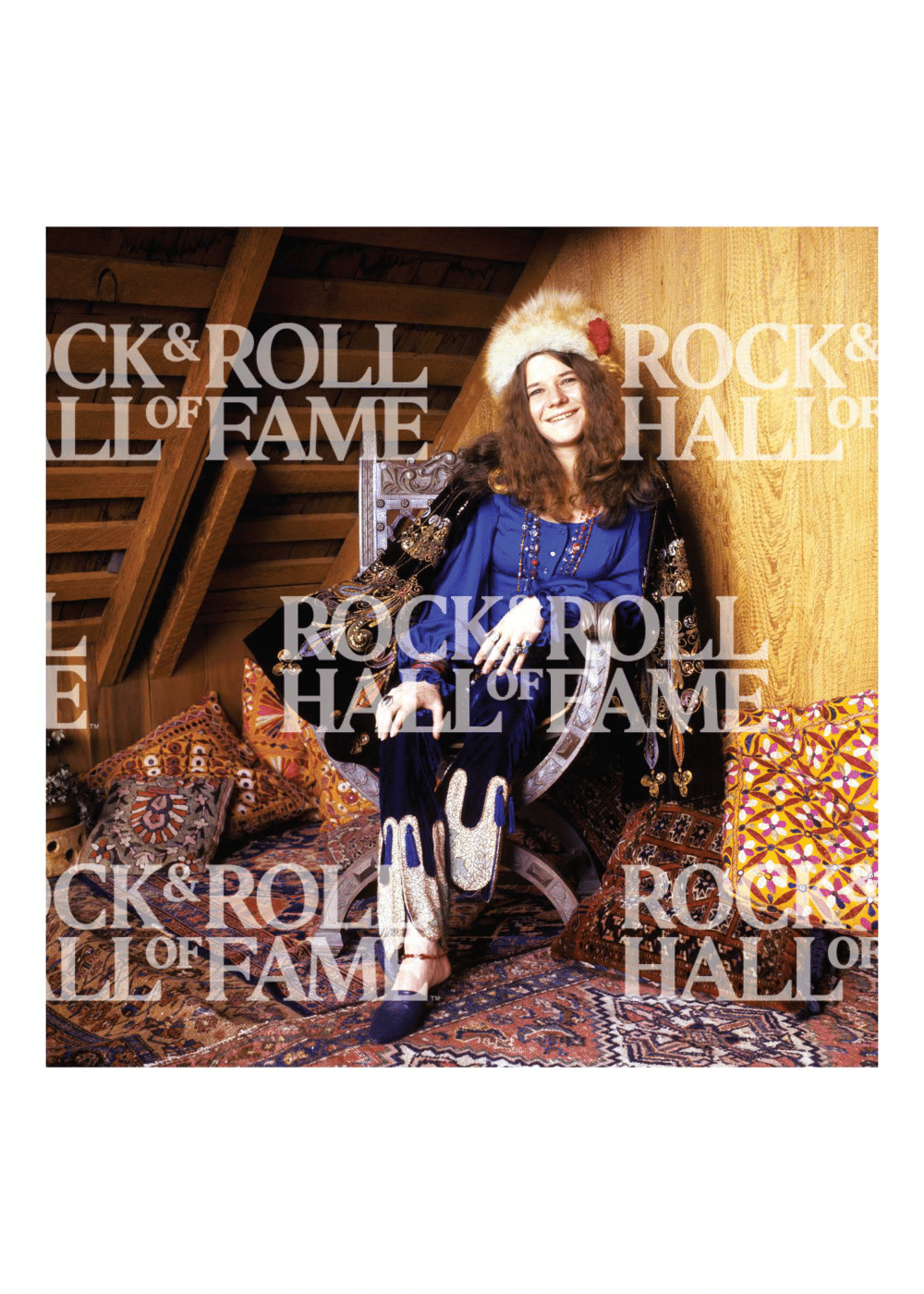 BARON WOLMAN PHOTOGRAPHY JANIS JOPLIN POSTCARD