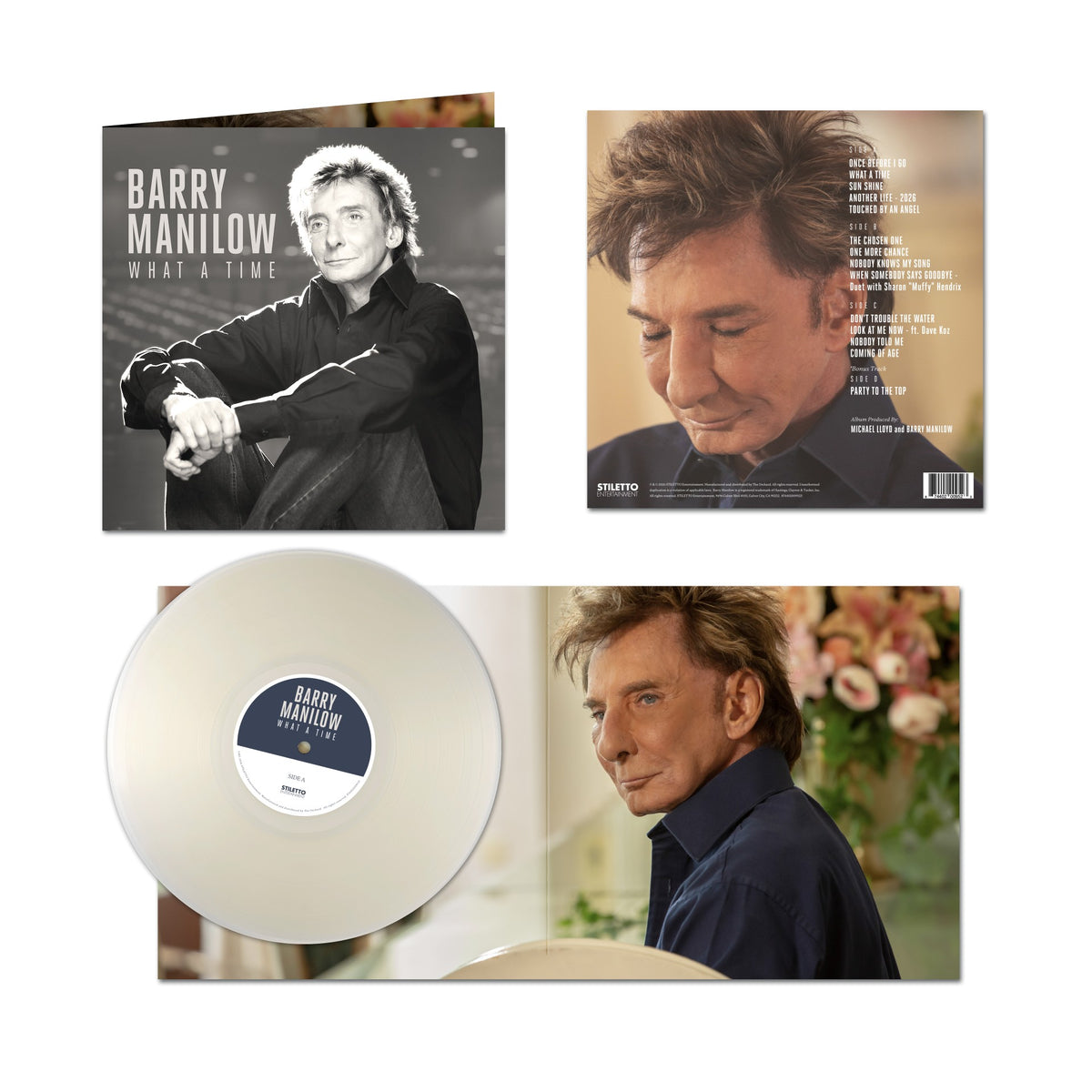 BARRY MANILOW - WHAT A TIME - GRAY COLOR - 2-LP - VINYL LP