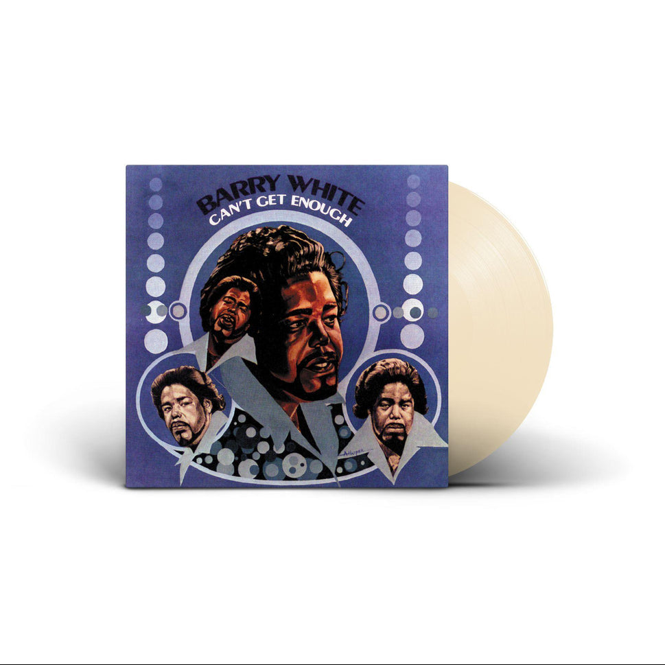 BARRY WHITE - CAN'T GET ENOUGH - LIMITED EDITION - CREAM COLOR - VINYL LP