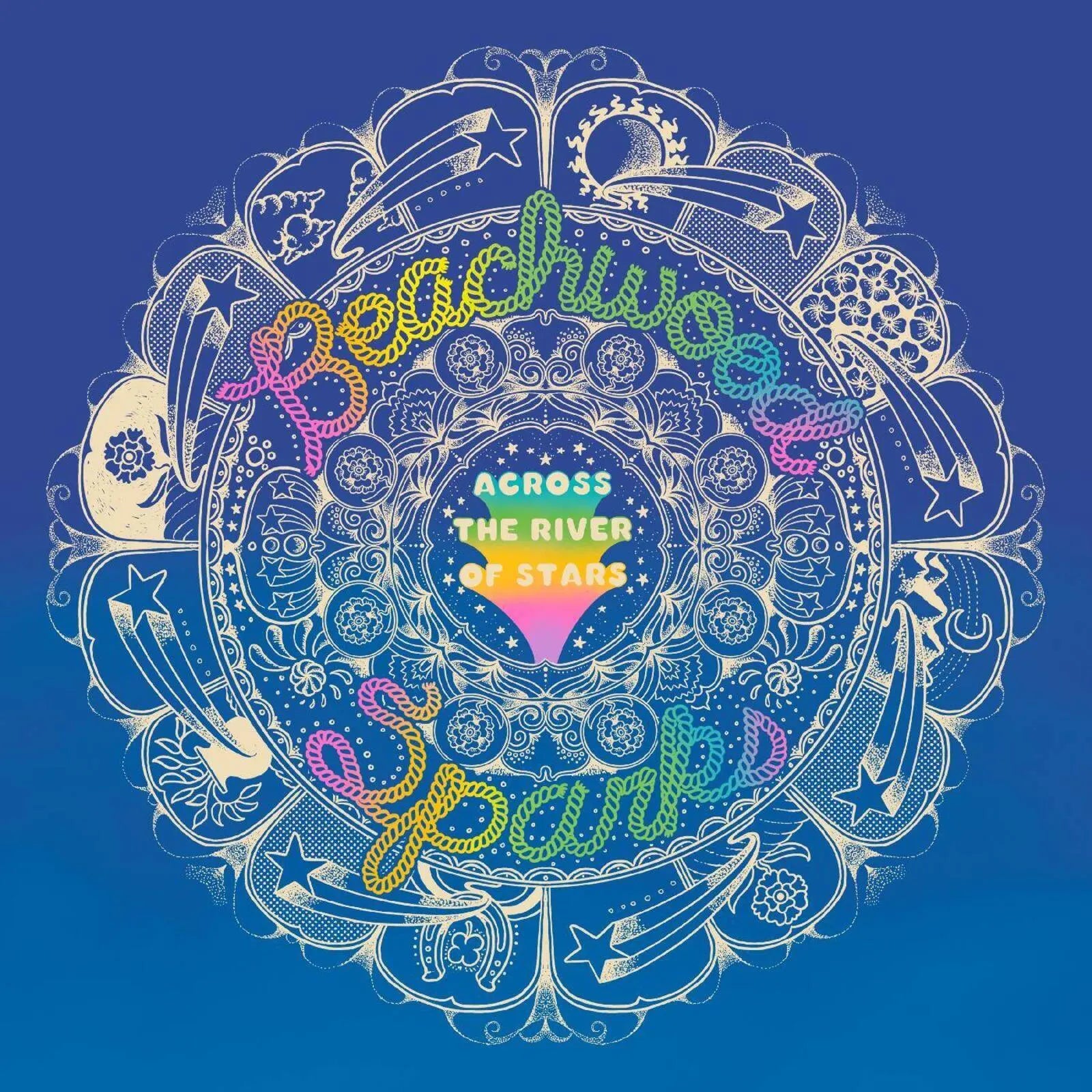 BEACHWOOD SPARKS - ACROSS THE RIVER OF STARS - BLUE COLOR - VINYL LP