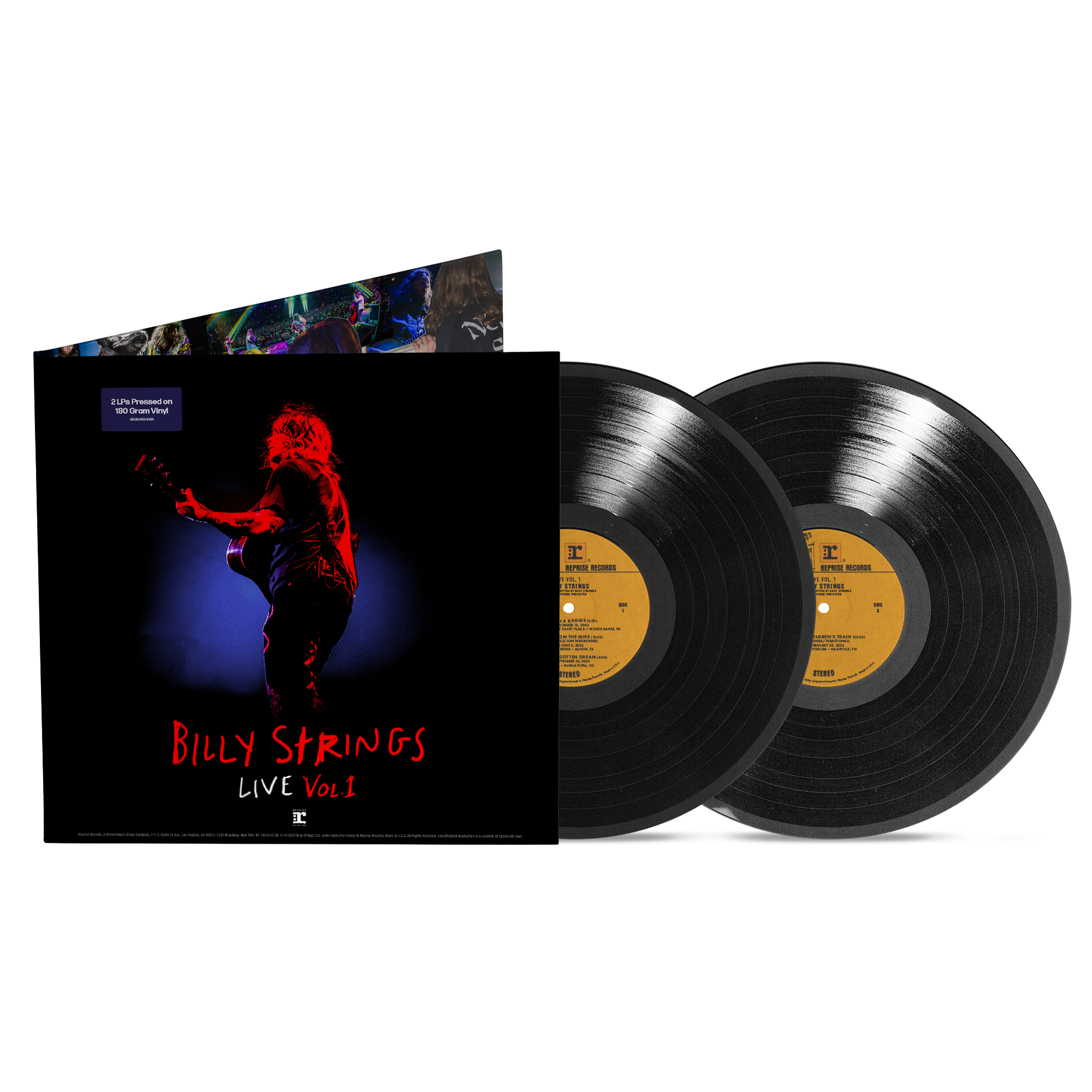 BILLY STRINGS - LIVE VOL. 1 - 2-LP - VINYL LP