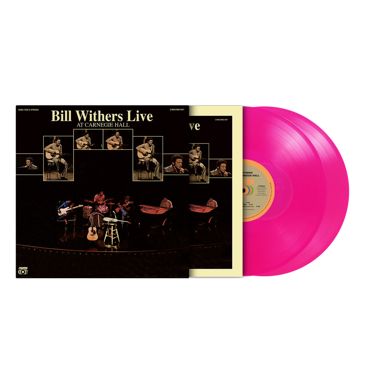 BILL WITHERS - LIVE AT CARNEGIE HALL - MAGENTA COLOR - 2-LP - VINYL LP