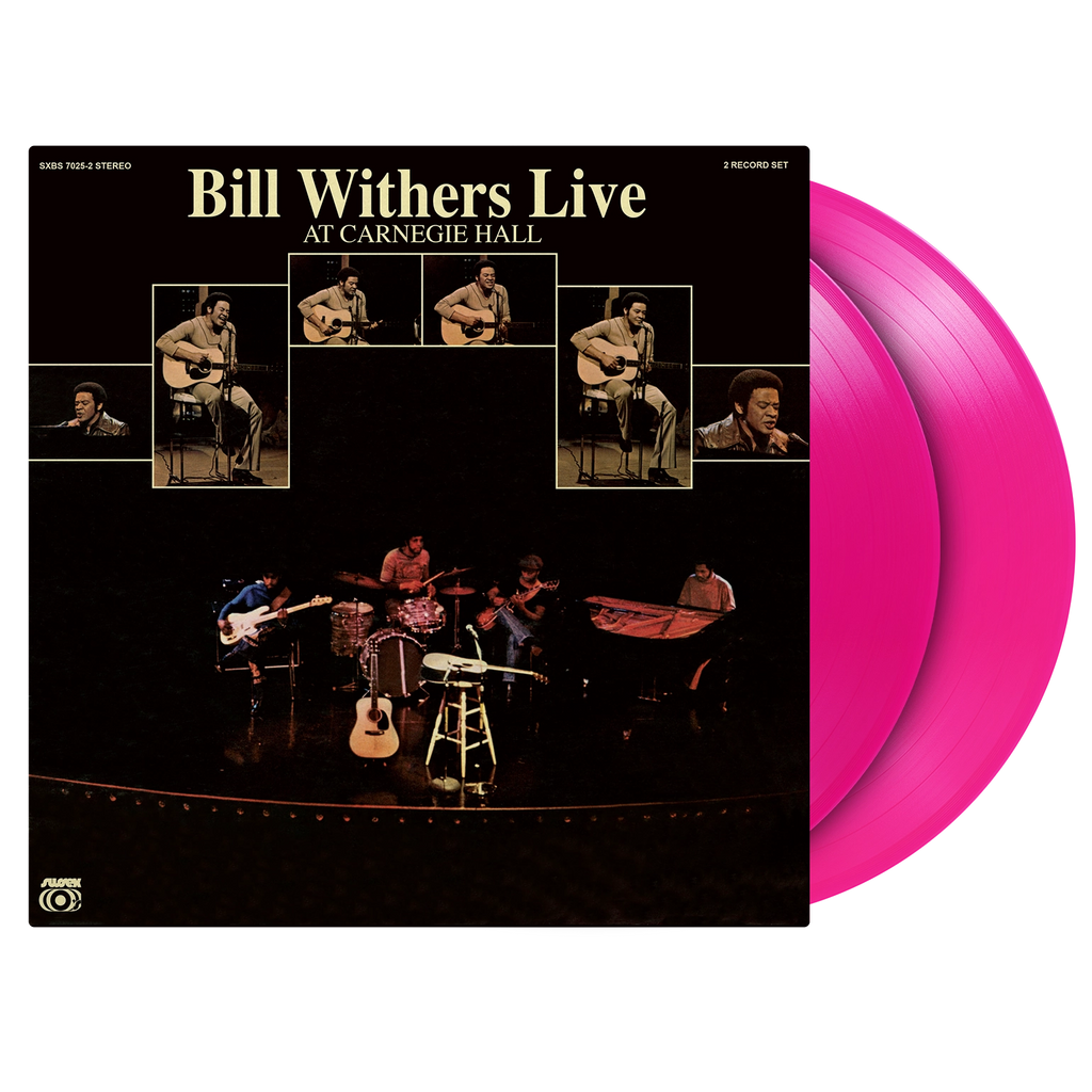 BILL WITHERS - LIVE AT CARNEGIE HALL - MAGENTA COLOR - 2-LP - VINYL LP