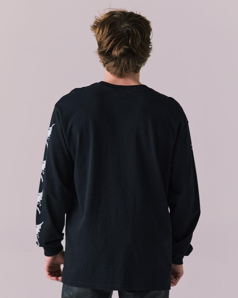 BLACK SABBATH - VINTAGE FLYING ANGELS BLACK LONG SLEEVE SHIRT