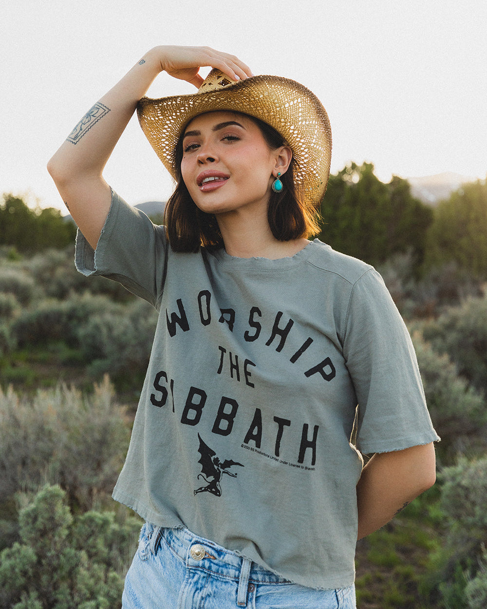 BLACK SABBATH - WORSHIP THE SABBATH T-SHIRT 1