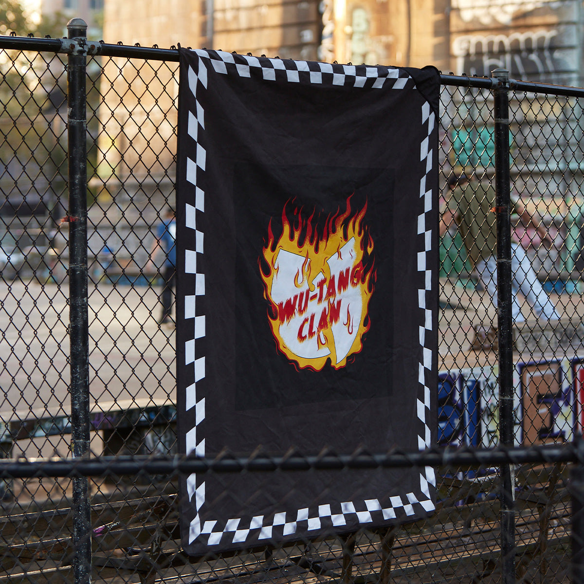 WU-TANG CLAN x SLOWTIDE - BLOCKS ON FIRE QUICK-DRY PICNIC BLANKET