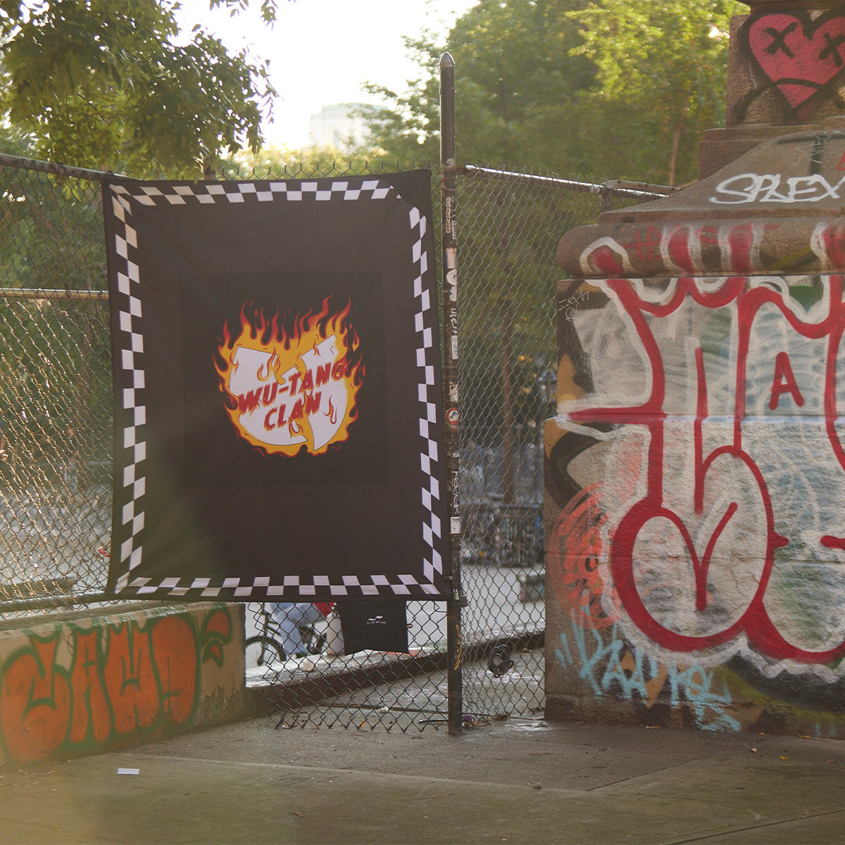 WU-TANG CLAN x SLOWTIDE - BLOCKS ON FIRE QUICK-DRY PICNIC BLANKET