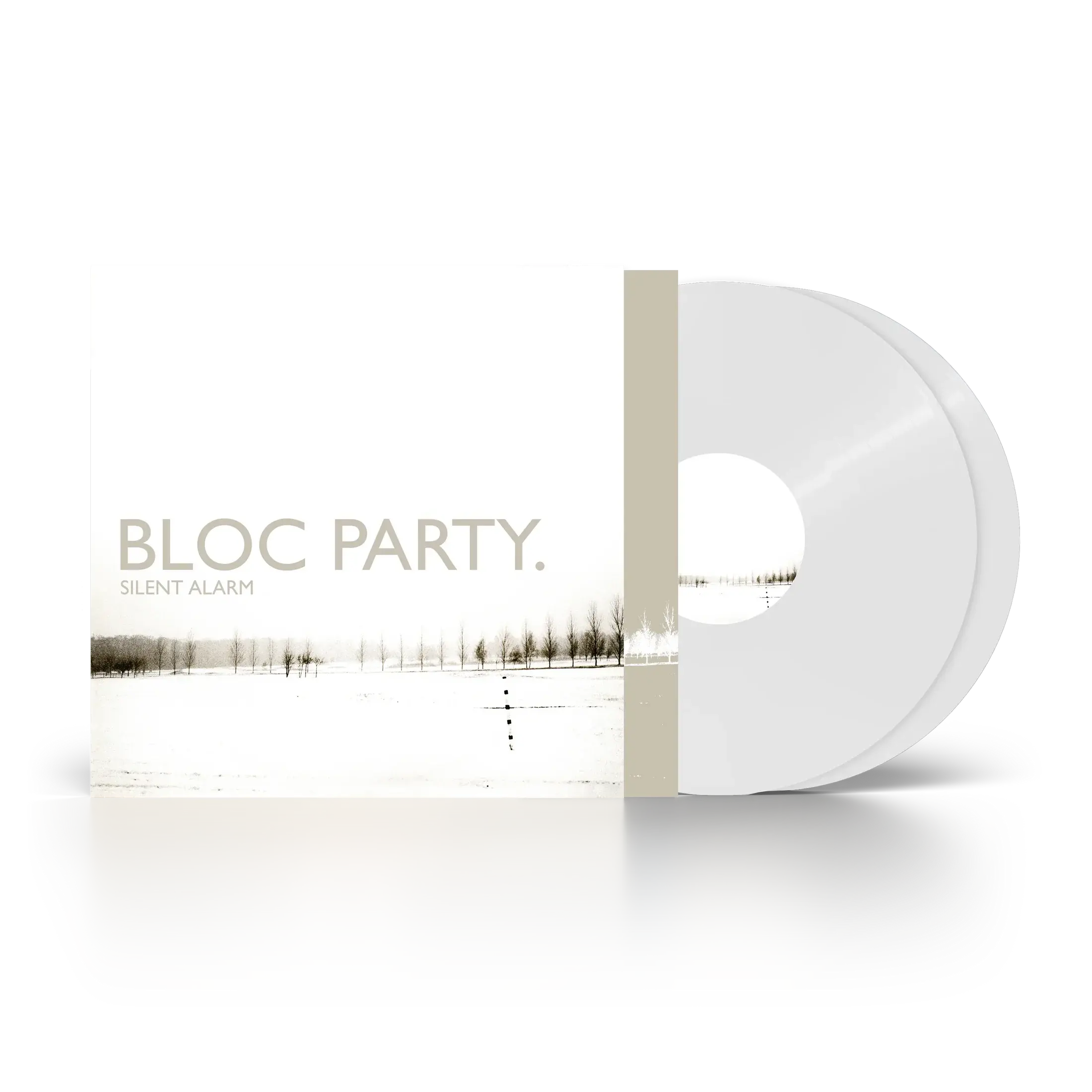 BLOC PARTY - SILENT ALARM - WHITE COLOR - 2-LP - VINYL LP
