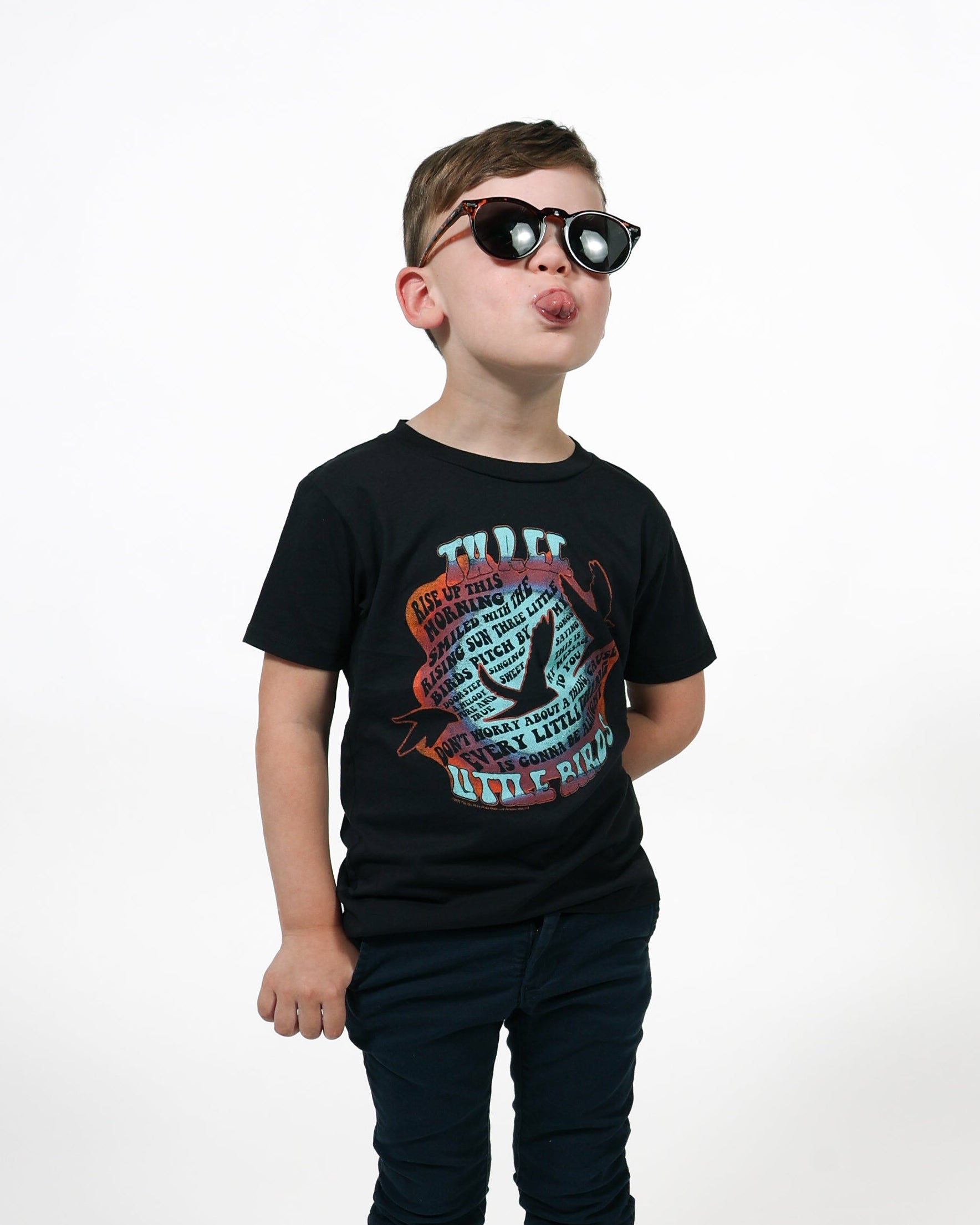 BOB MARLEY - THREE LITTLE BIRDS KIDS T-SHIRT