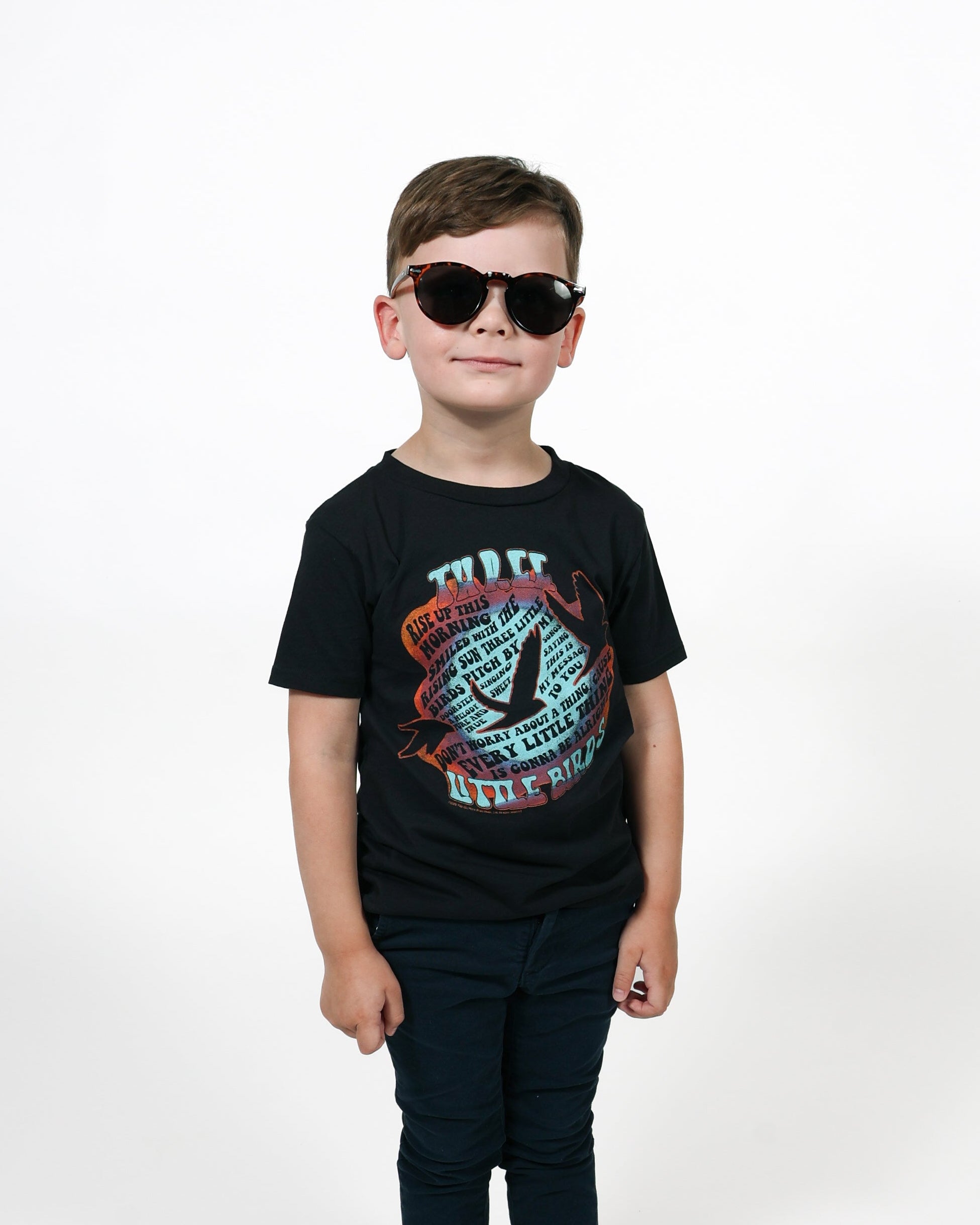 BOB MARLEY - THREE LITTLE BIRDS KIDS T-SHIRT