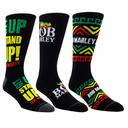 BOB MARLEY - 3 PAIR CREW SOCKS GIFT BOX