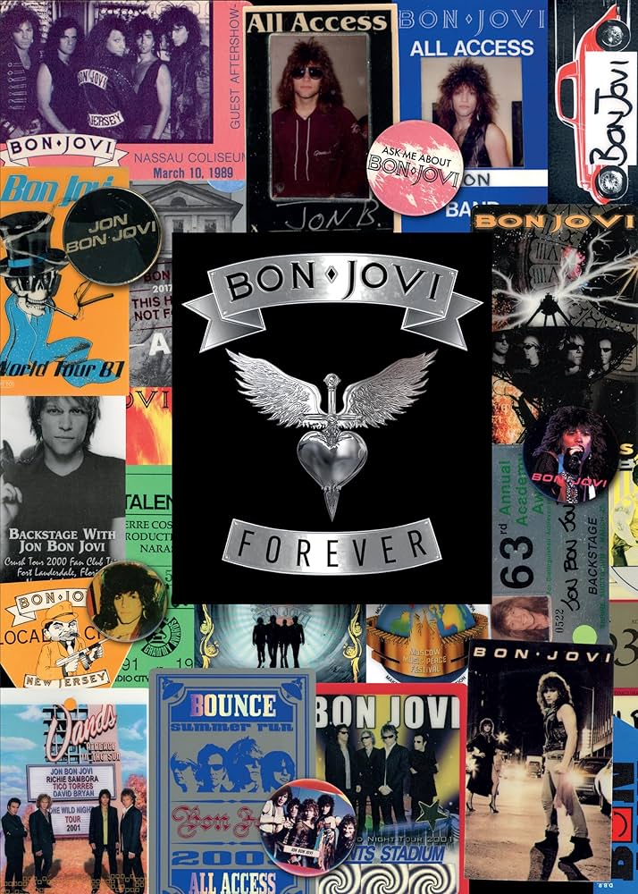 BON JOVI - FOREVER - HARDCOVER - BOOK