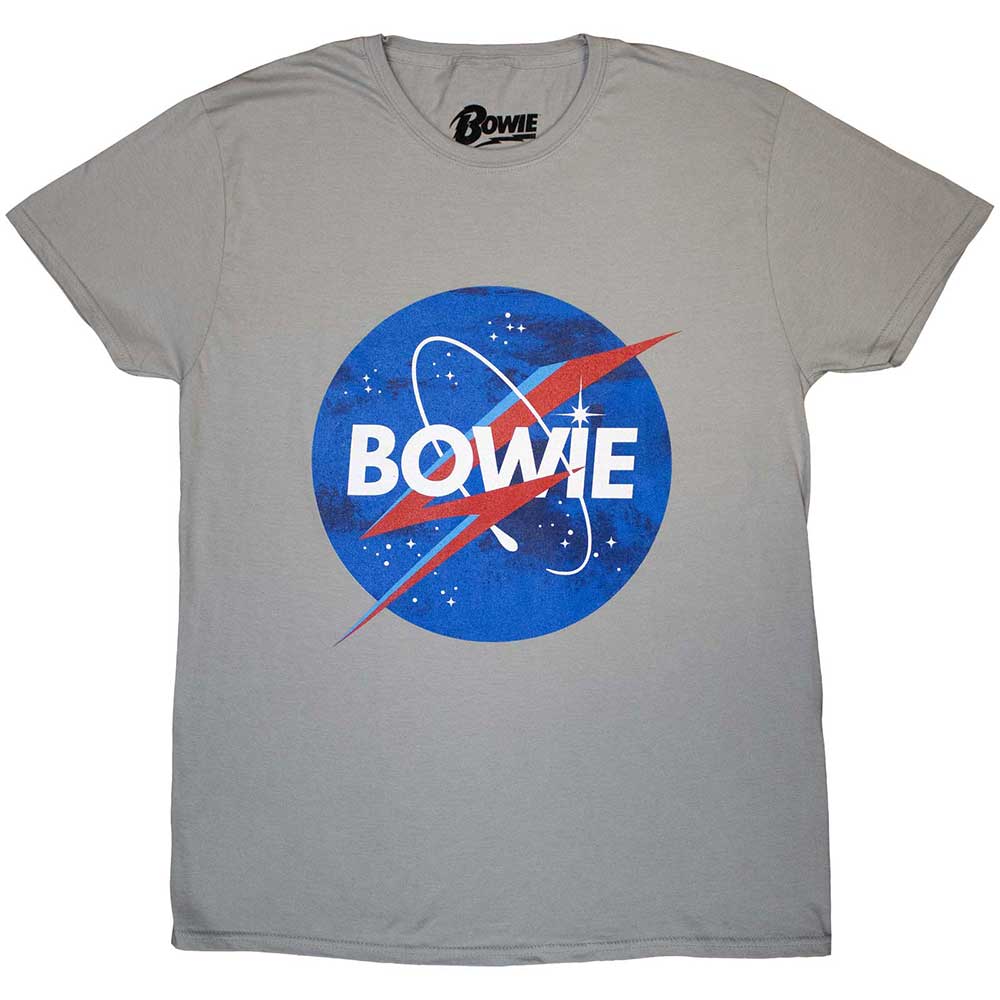 DAVID BOWIE - SPACE LOGO T-SHIRT