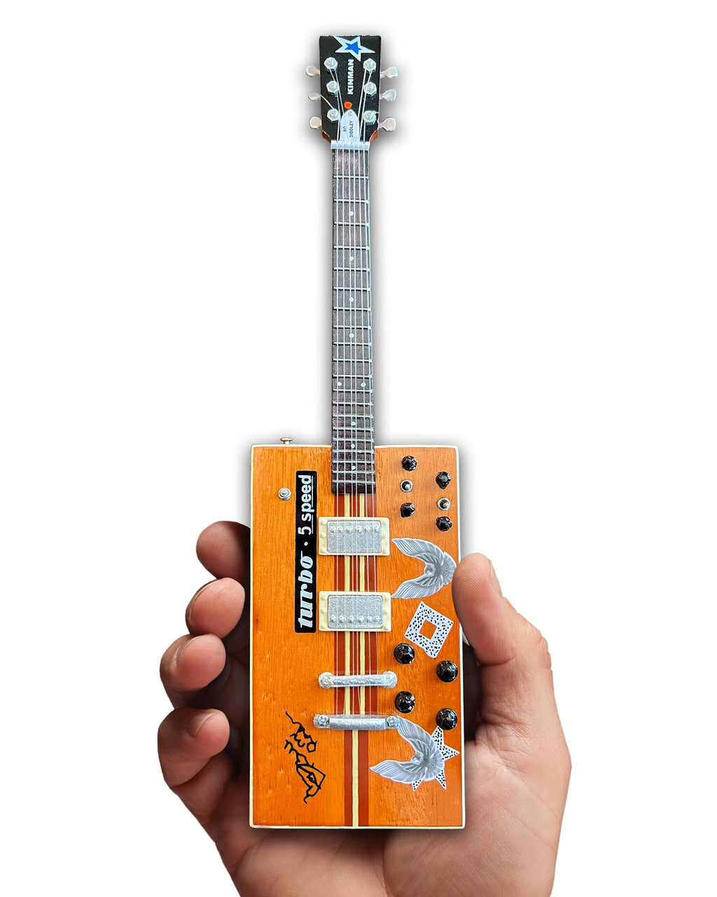 BO DIDDLEY - “TWANG MACHINE” - SIGNATURE TURBO 5-SPEED KINMAN - MINI GUITAR