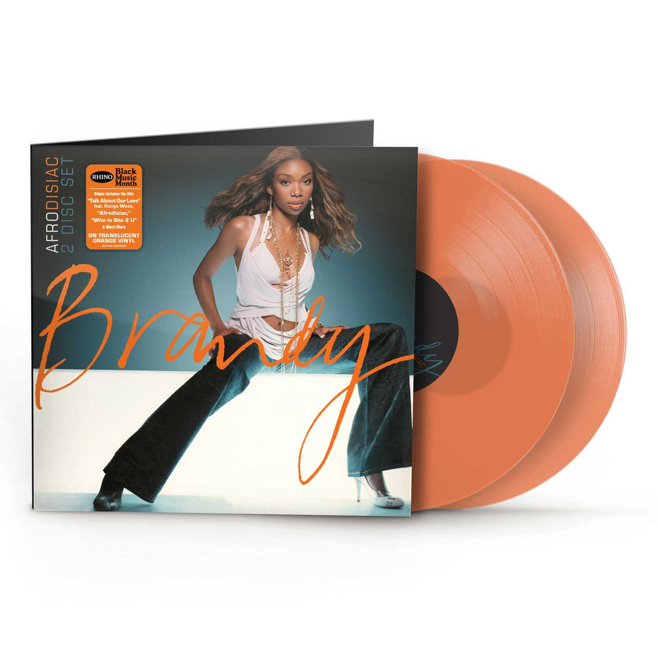 BRANDY - APHRODISIAC - ORANGE COLOR - 2-LP - VINYL LP