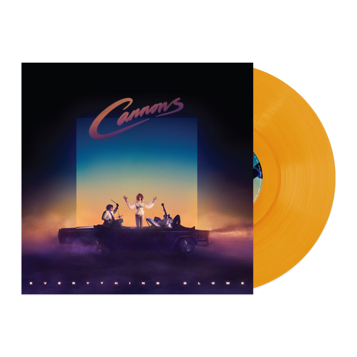 CANNONS - EVERYTHING GLOWS - INDIE EXCLUSIVE - MELLOW GOLD COLOR - VINYL LP