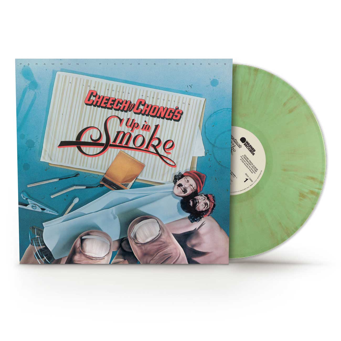 CHEECH & CHONG - CHEECH & CHONG'S UP IN SMOKE - ORGINAL SOUNDTRACK - GREEN COLOR - VINYL LP