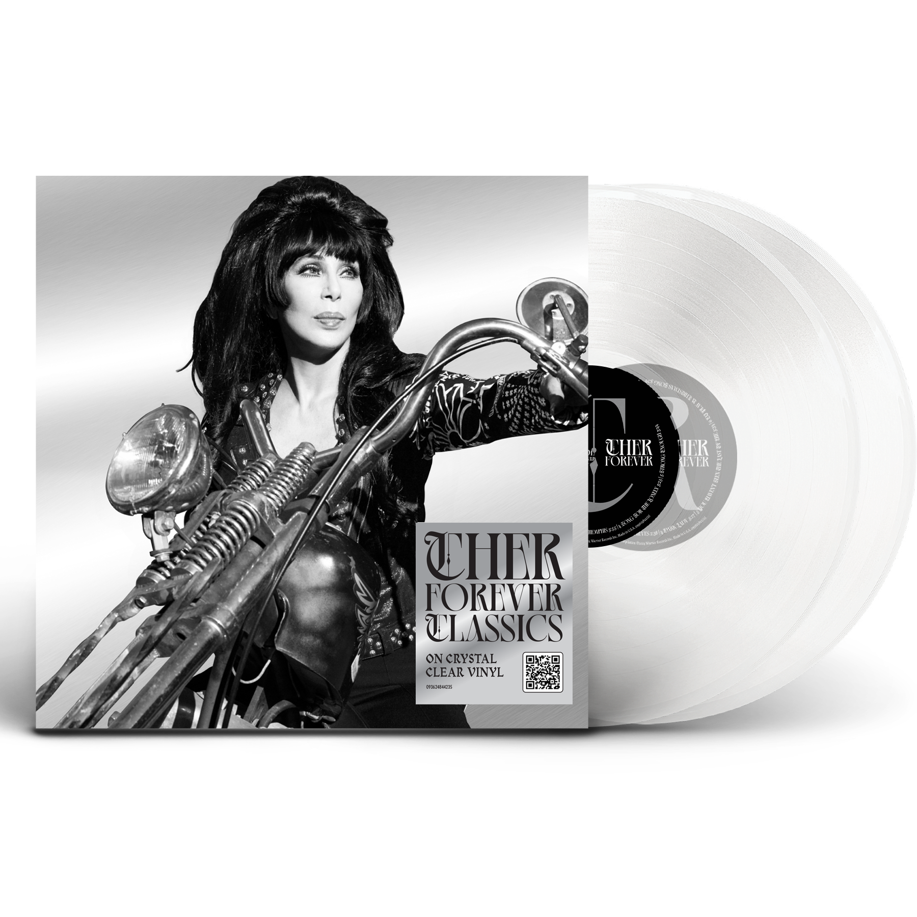 CHER - FOREVER - CRYSTAL CLEAR COLOR - 2-LP - VINYL LP