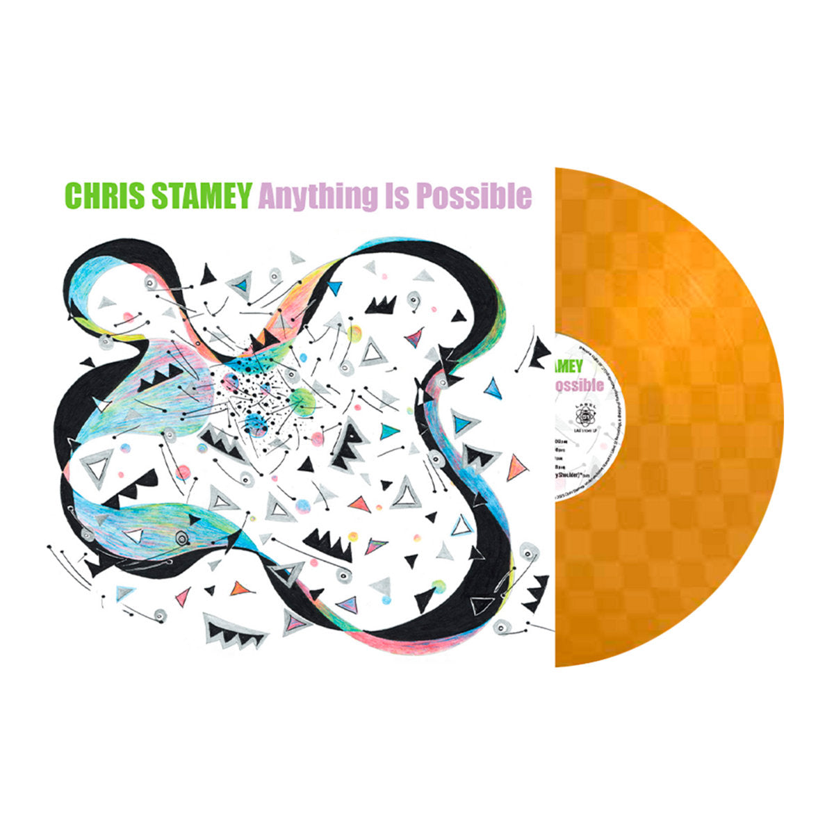 CHRIS STAMEY - ANYTHING IS POSSIBLE - ORANGE COLOR - VINYL LP