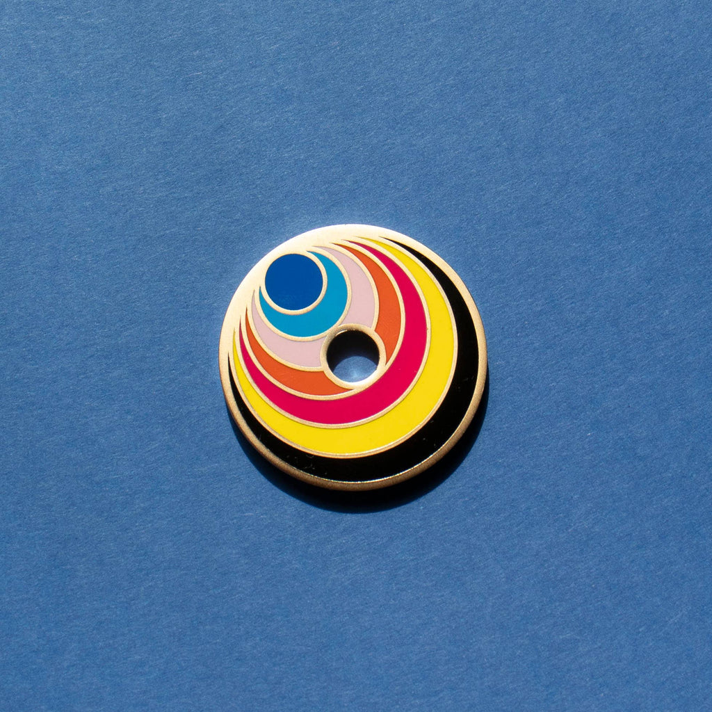 COLORED CIRCLE STYLISH ENAMEL 45 ADAPTOR