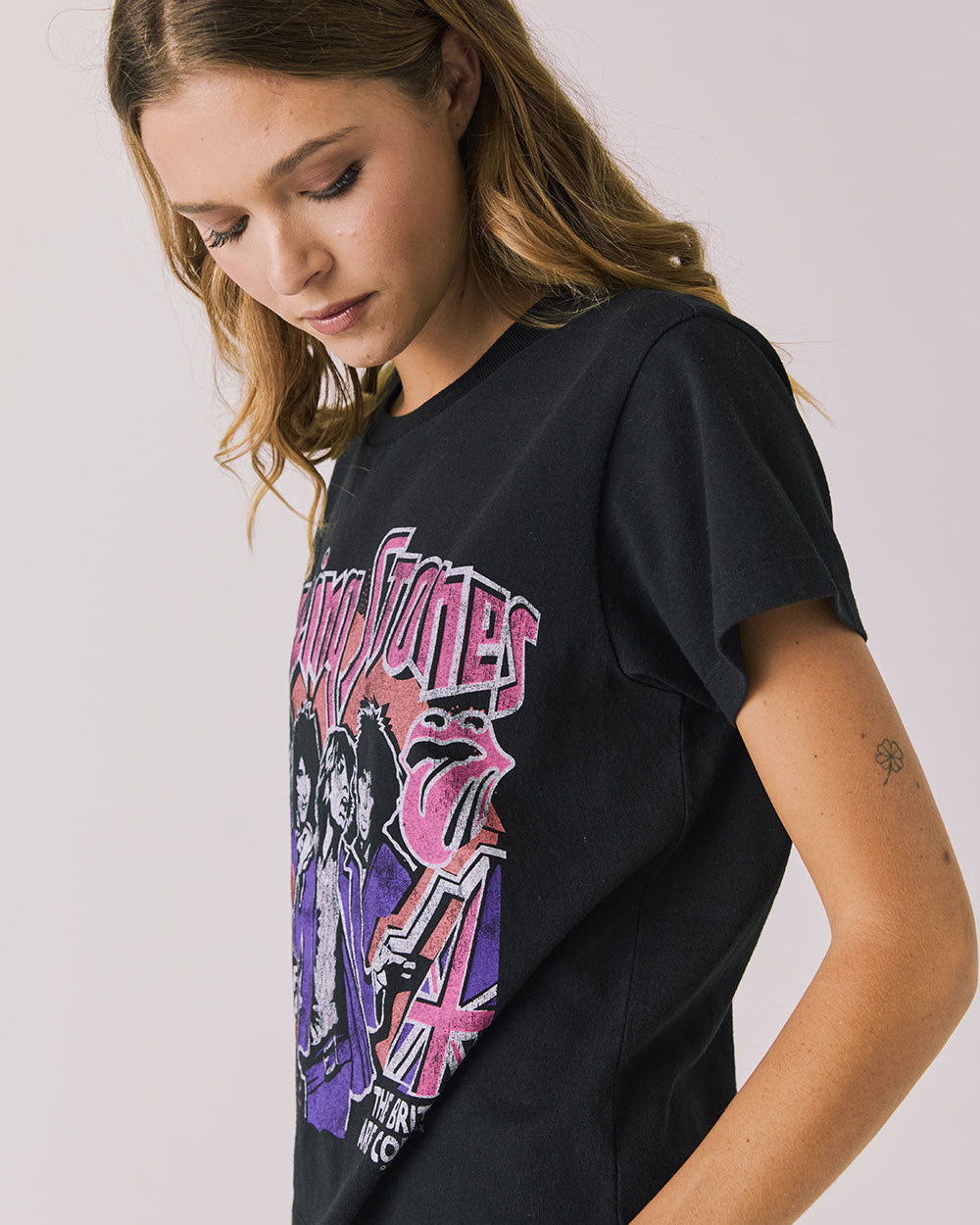 THE ROLLING STONES - THE BRITISH ARE COMING FITTED TEE