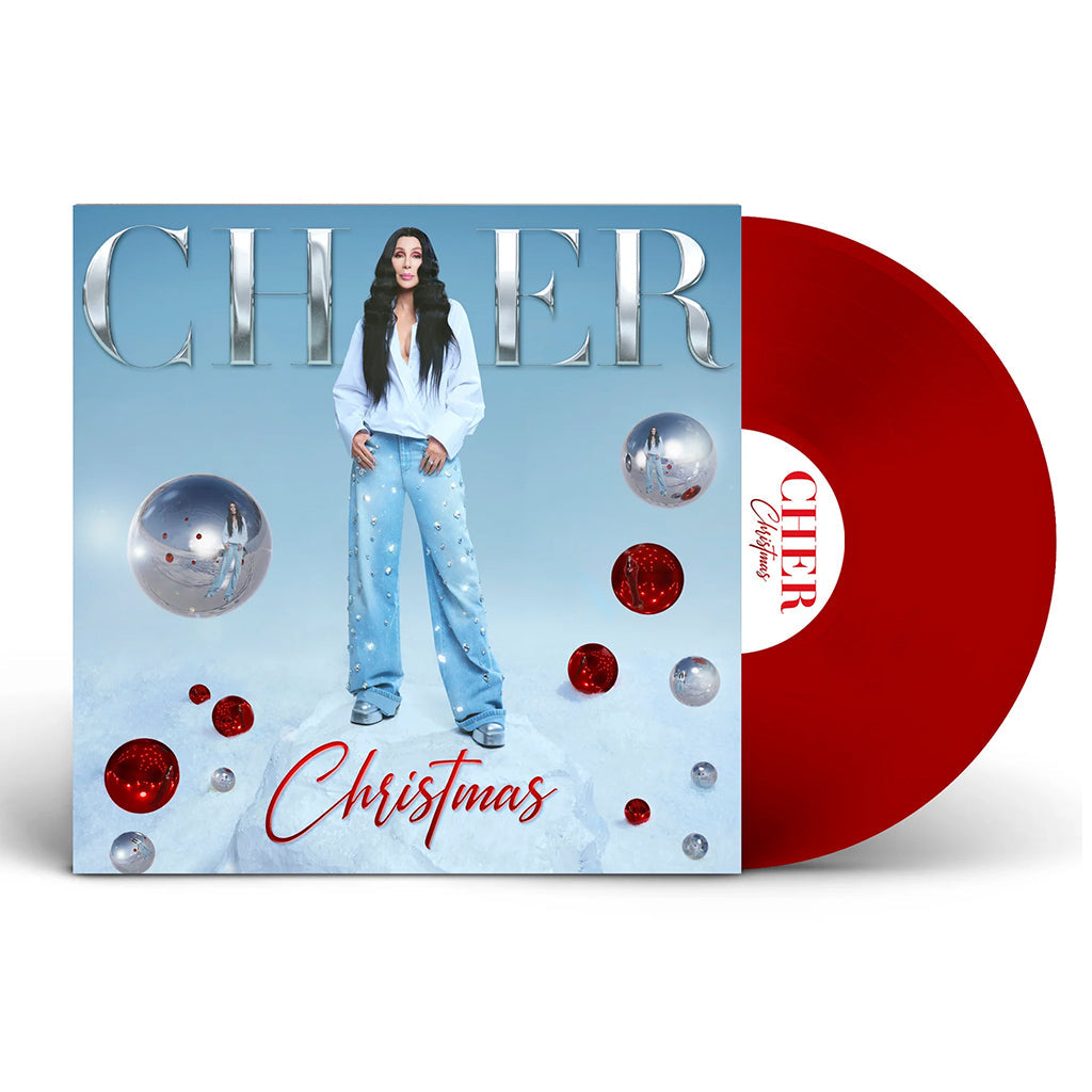 CHER - CHRISTMAS - RED COLOR - VINYL LP
