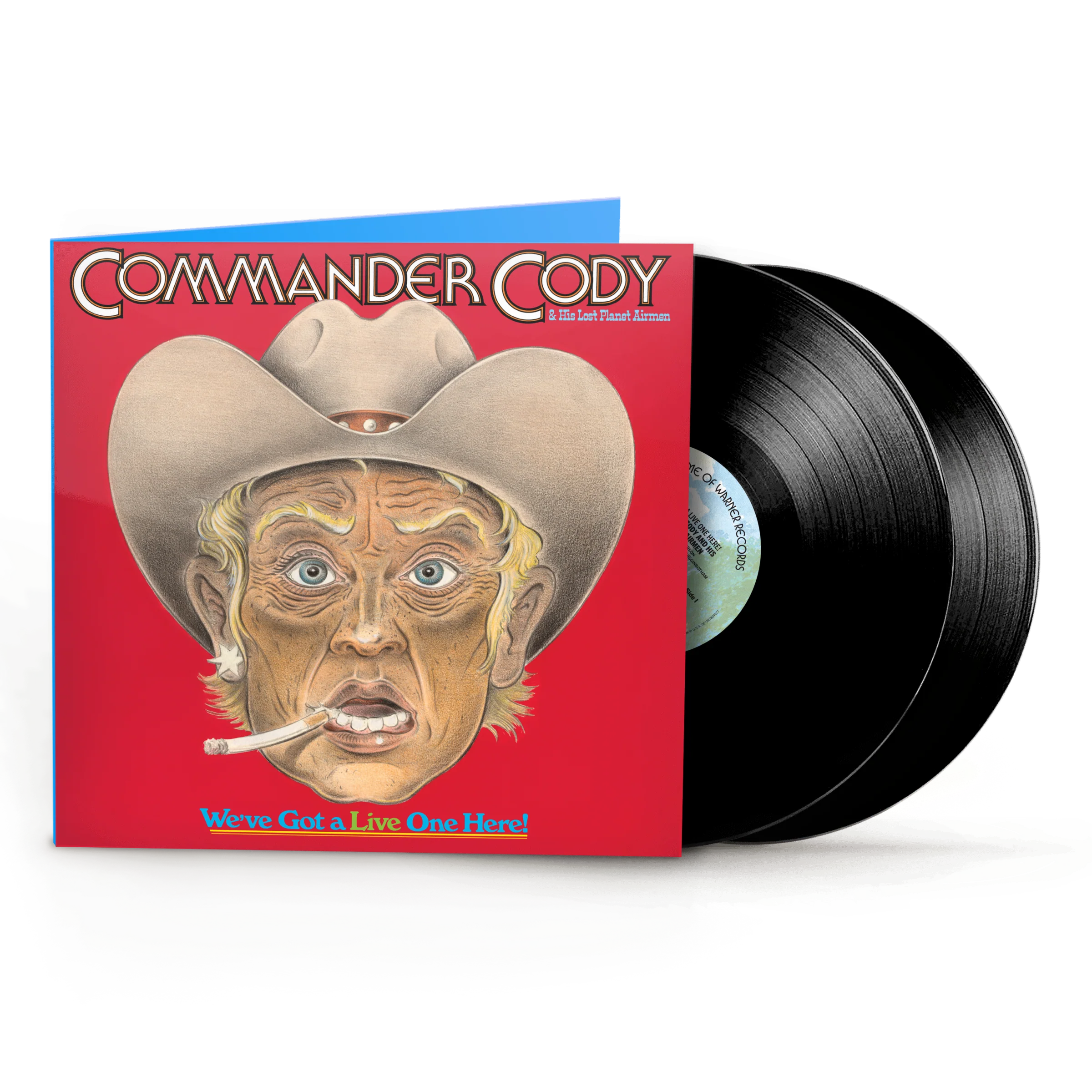 COMMANDER CODY & HIS LOST PLANET AIRMEN - WE'VE GOT A LIVE ONE - 2-LP - VINYL LP