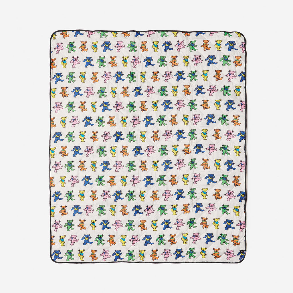 GRATEFUL DEAD x SLOWTIDE - DANCING BEARS PACKABLE PICNIC BLANKET
