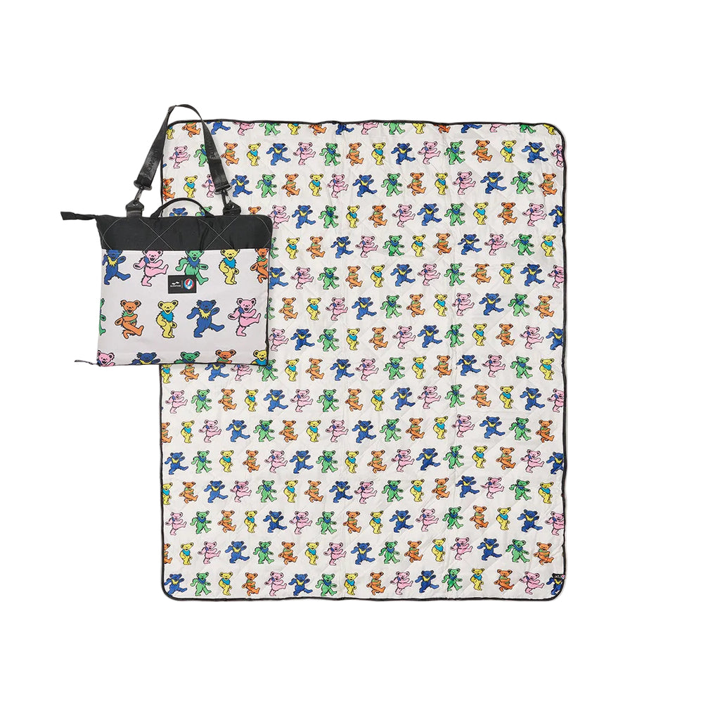 GRATEFUL DEAD x SLOWTIDE - DANCING BEARS PACKABLE PICNIC BLANKET