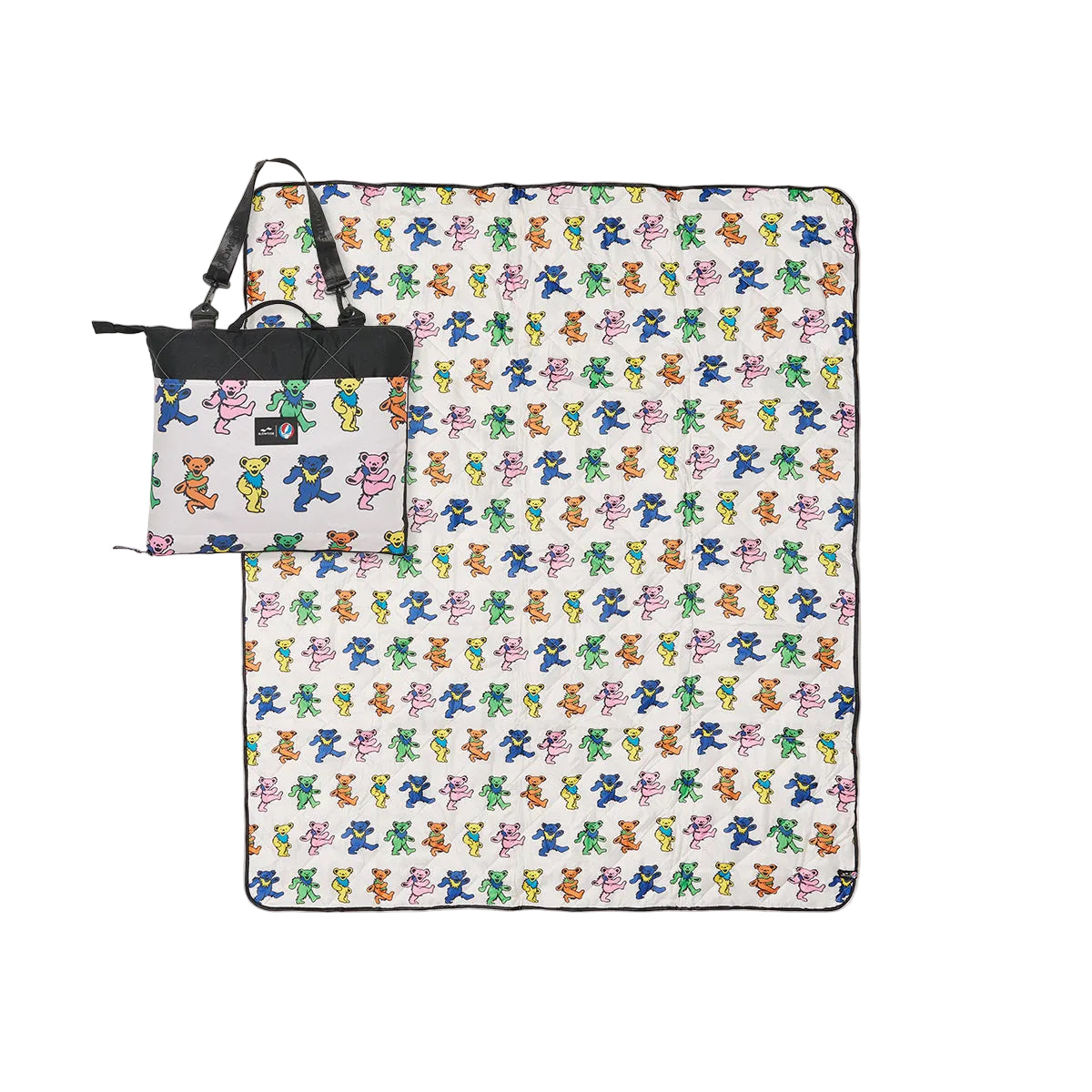 GRATEFUL DEAD x SLOWTIDE - DANCING BEARS PACKABLE PICNIC BLANKET