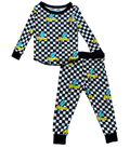 DAVID BOWIE - CHECKERED BOLT KIDS PAJAMA SET