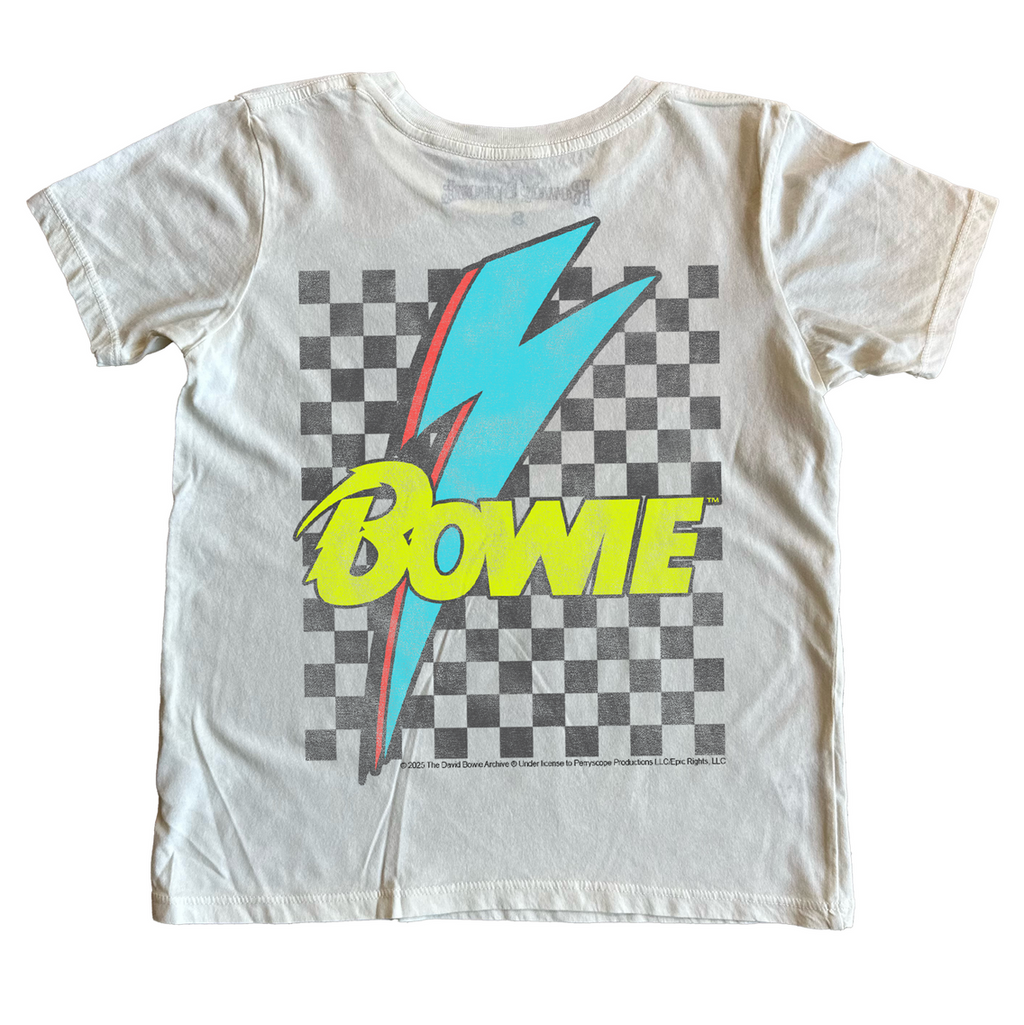 DAVID BOWIE - CHECKER BOLT KIDS T-SHIRT