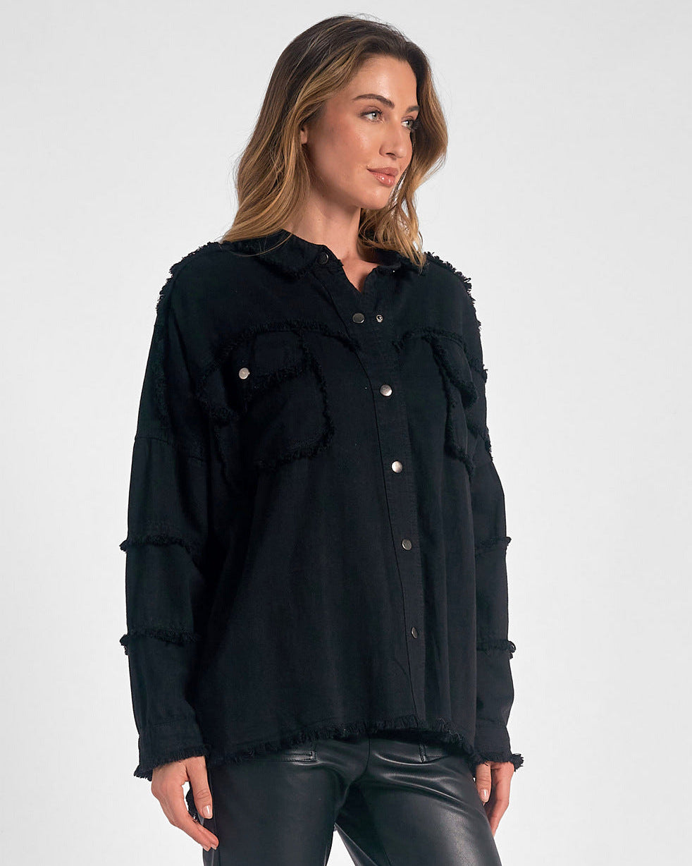 ROCK & ROLL TWO-TONE SHACKET BY ELAN