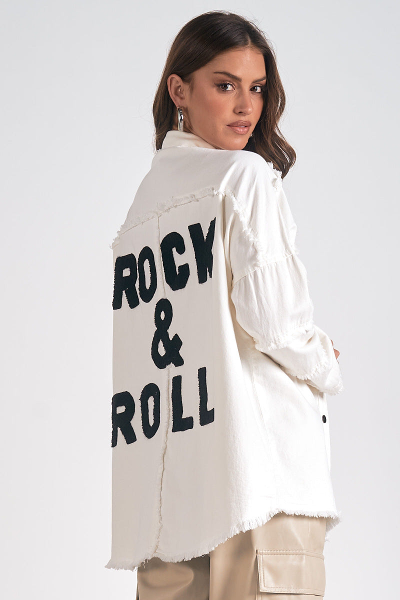 ROCK & ROLL TWO-TONE SHACKET BY ELAN