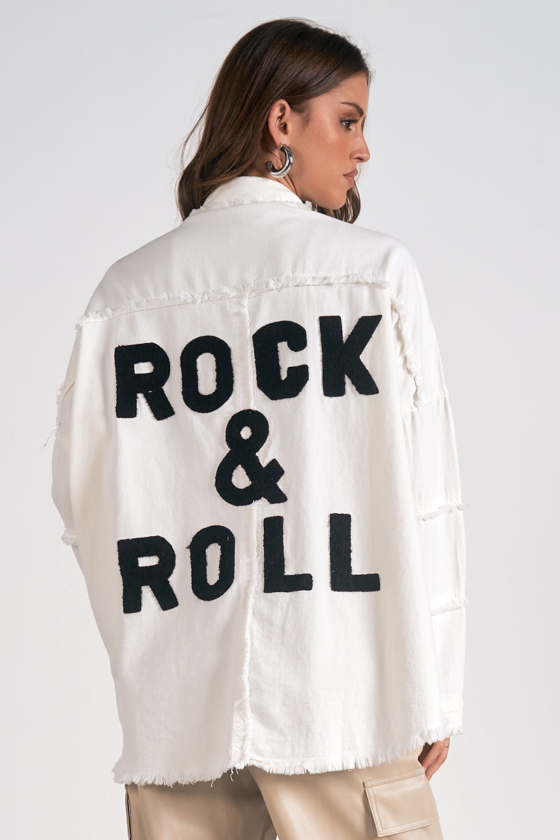ROCK & ROLL TWO-TONE SHACKET BY ELAN