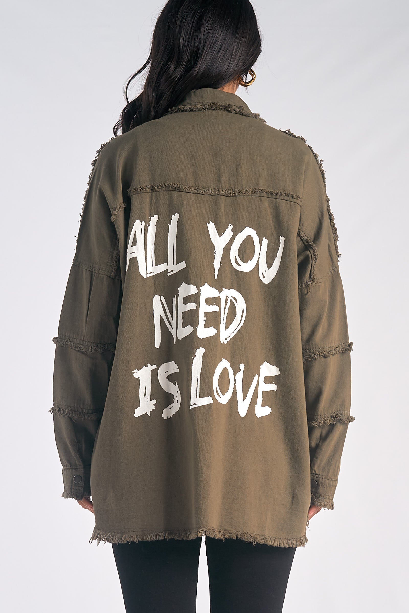 ALL YOU NEED IS LOVE SHACKET BY ELAN