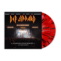 DEF LEPPARD - DIAMOND STAR HEROES: LIVE FROM SHEFFIELD - RED WITH BLACK & WHITE SPLATTER COLOR - 2-LP - VINYL LP