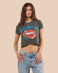 DEF LEPPARD - TOUR OF 1988 CROPPED TEE