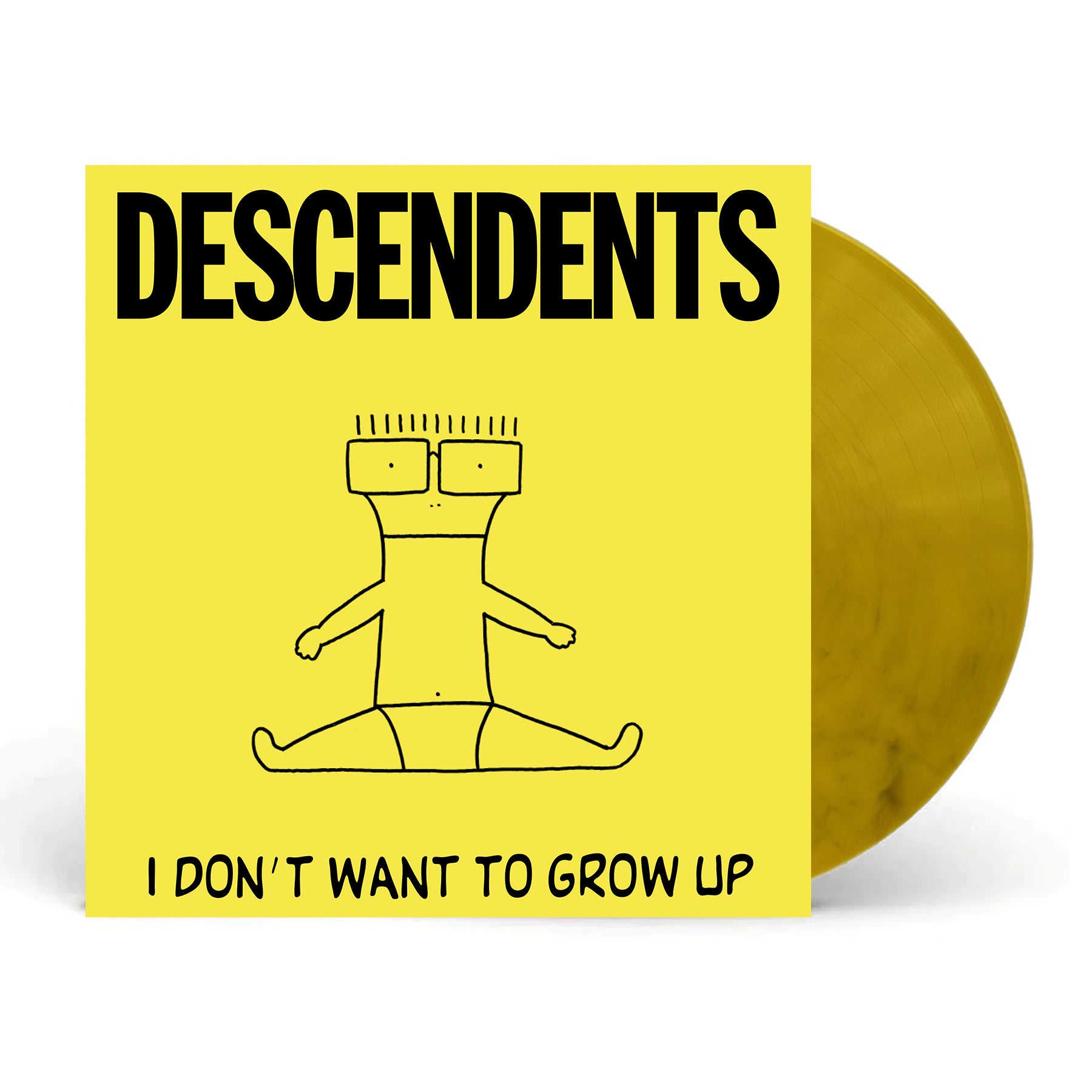 DESCENDENTS - I DON'T WANT TO GROW UP - BANANA PEEL YELLOW COLOR - VINYL LP