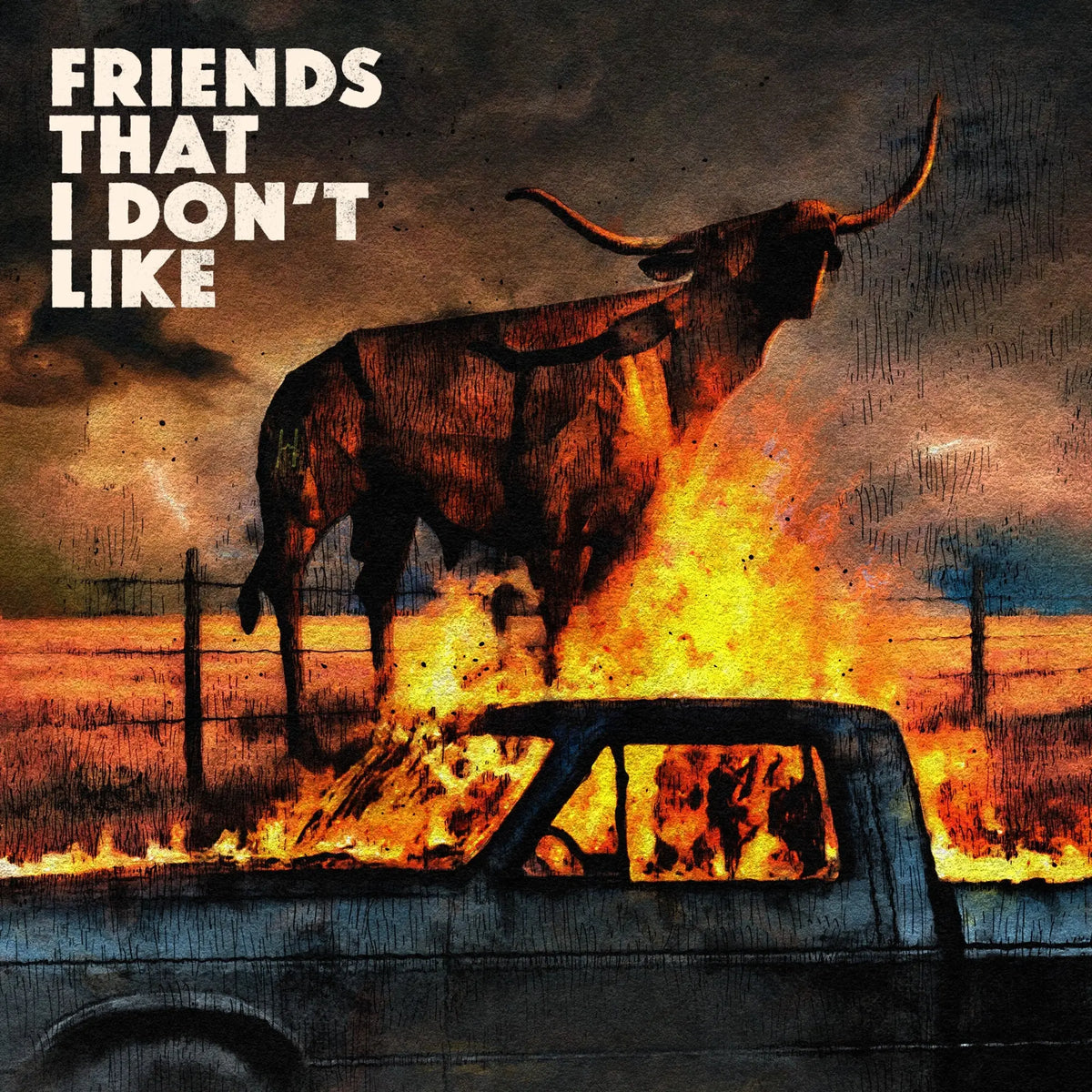 DEXTER AND THE MOONROCKS - FRIENDS THAT I DON'T LIKE - BLIZZARD BLUE COLOR - VINYL LP