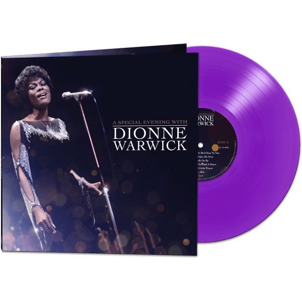 DIONNE WARWICK - A SPECIAL EVENING WITH DIONNE WARWICK - PURPLE COLOR - VINYL LP