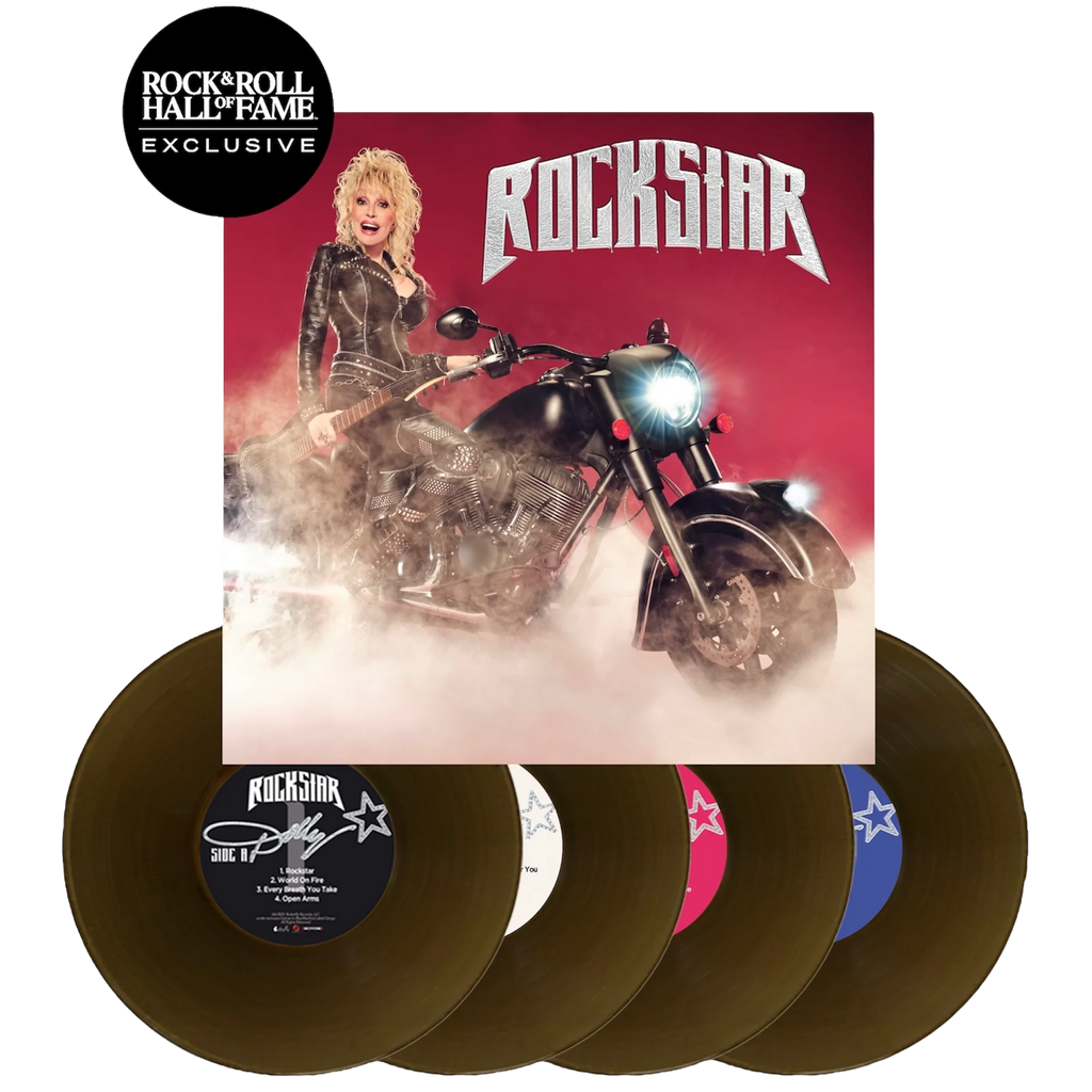 DOLLY PARTON - ROCKSTAR - CLEAR SMOKY COLOR - VINYL LP