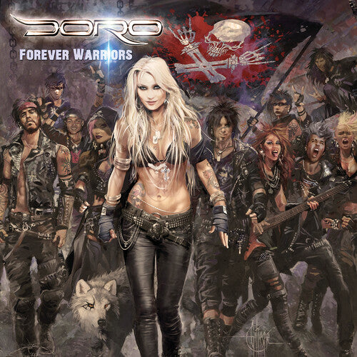 DORO - FOREVER WARRIORS - TRANSPARENT ORANGE - 2-LP - VINYL LP