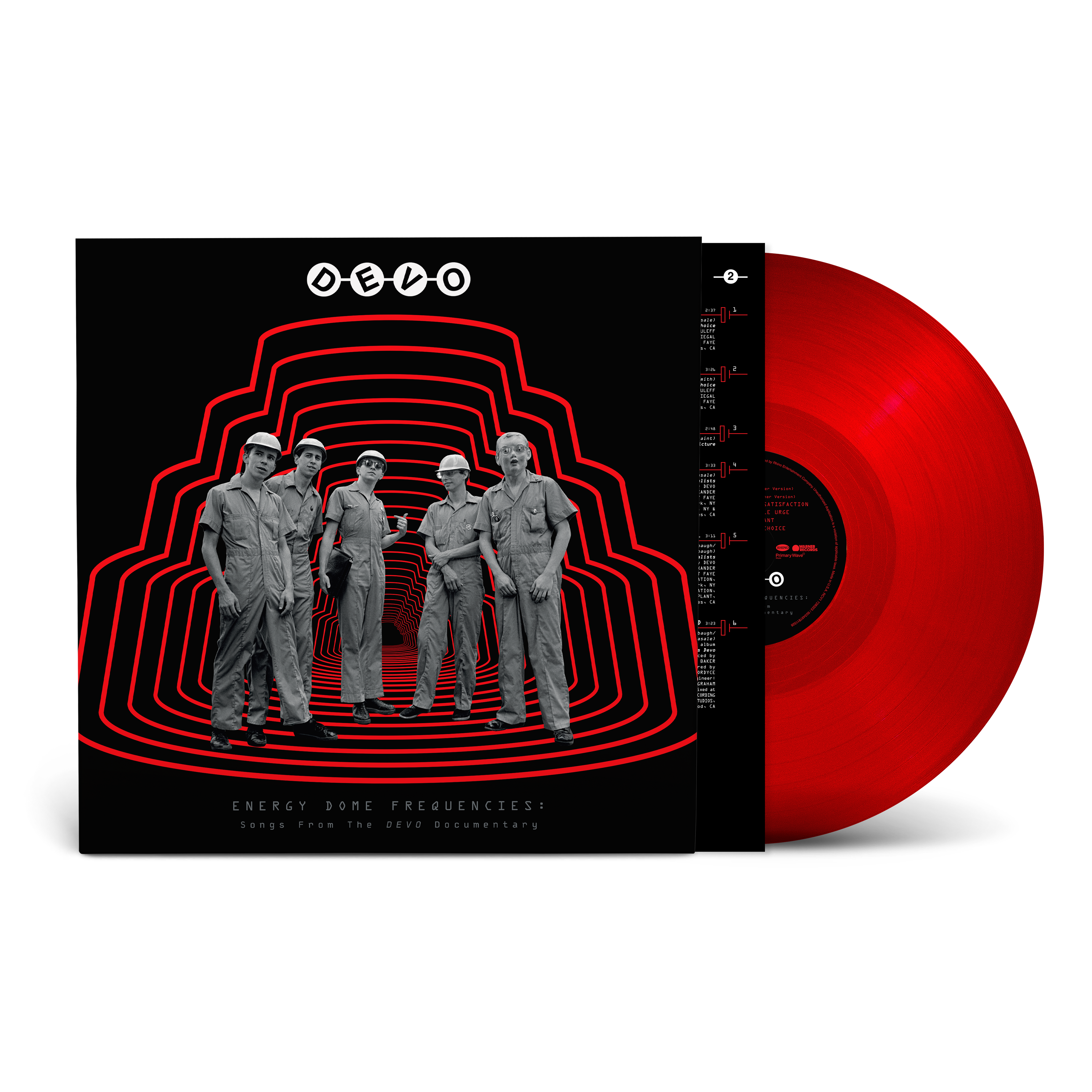 DEVO - ENERGY DOME FREQUENCIES: SONGS FROM THE DEVO DOCUMENTARY - RED COLOR - VINYL LP