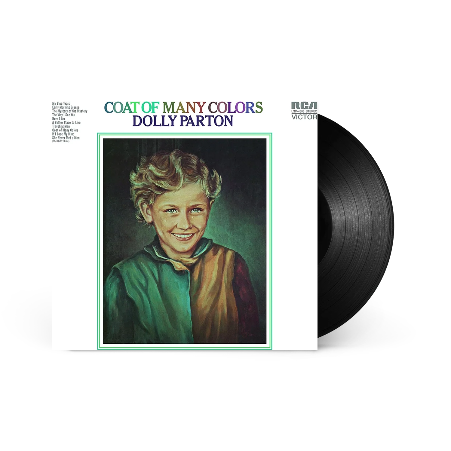 DOLLY PARTON - COAT OF MANY COLORS - VINYL LP